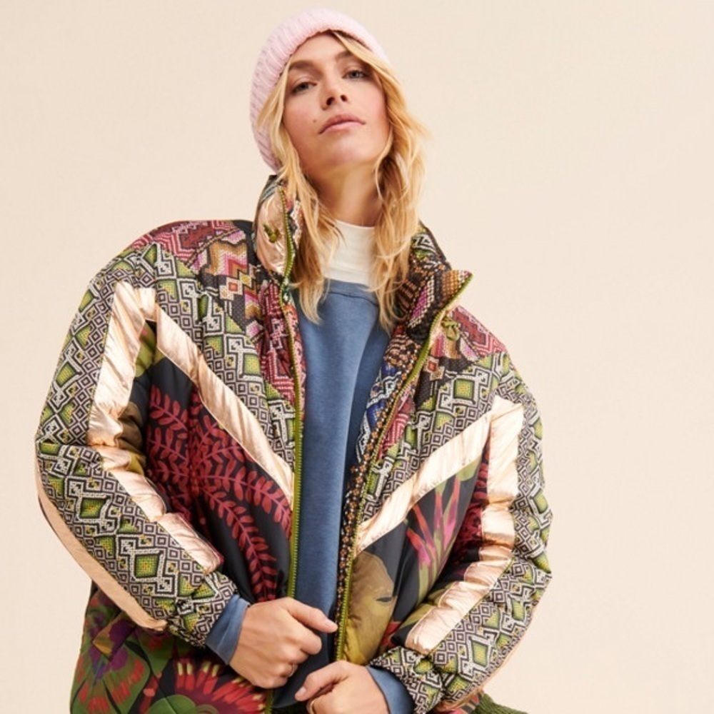 FARM RIO Tropical Rauti Puffer Jacket - Picture 3 of 16